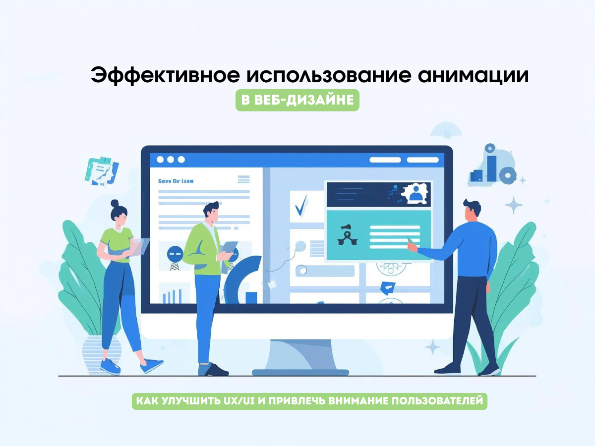 Эффективное использование анимации в веб-дизайне